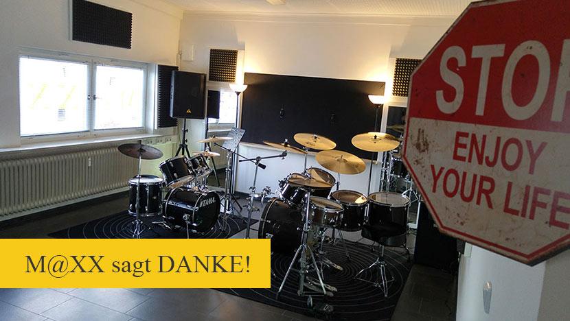 1 Monat neues Schlagzeugzentrum